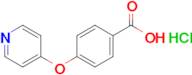 4-(Pyridin-4-yloxy)benzoic acid hydrochloride