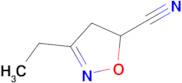 3-Ethyl-4,5-dihydro-1,2-oxazole-5-carbonitrile