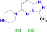 1-{3-methyl-[1,2,4]triazolo[4,3-b]pyridazin-6-yl}piperazine dihydrochloride