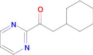 2-Cyclohexyl-1-(pyrimidin-2-yl)ethan-1-one