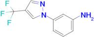 3-[4-(trifluoromethyl)-1h-pyrazol-1-yl]aniline