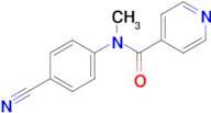 n-(4-Cyanophenyl)-N-methylpyridine-4-carboxamide