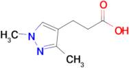 3-(1,3-Dimethyl-1h-pyrazol-4-yl)propanoic acid