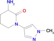 3-Amino-1-(1-methyl-1h-pyrazol-4-yl)piperidin-2-one