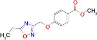Methyl 4-[(5-ethyl-1,2,4-oxadiazol-3-yl)methoxy]benzoate