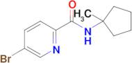 5-Bromo-N-(1-methylcyclopentyl)pyridine-2-carboxamide