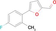 5-(4-Fluoro-2-methylphenyl)furan-2-carbaldehyde