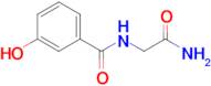 2-[(3-hydroxyphenyl)formamido]acetamide