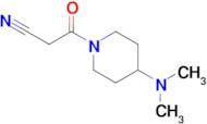 3-[4-(dimethylamino)piperidin-1-yl]-3-oxopropanenitrile