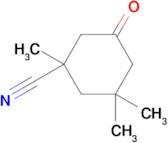 1,3,3-Trimethyl-5-oxocyclohexane-1-carbonitrile