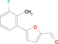 5-(3-Fluoro-2-methylphenyl)furan-2-carbaldehyde