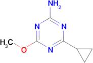 4-Cyclopropyl-6-methoxy-1,3,5-triazin-2-amine