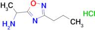 1-(3-Propyl-1,2,4-oxadiazol-5-yl)ethan-1-amine hydrochloride