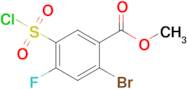 Methyl 2-bromo-5-(chlorosulfonyl)-4-fluorobenzoate