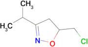 5-(Chloromethyl)-3-(propan-2-yl)-4,5-dihydro-1,2-oxazole