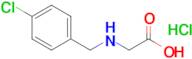 2-{[(4-chlorophenyl)methyl]amino}acetic acid hydrochloride