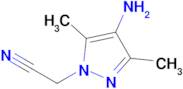 2-(4-Amino-3,5-dimethyl-1h-pyrazol-1-yl)acetonitrile