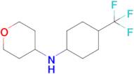 n-[4-(trifluoromethyl)cyclohexyl]oxan-4-amine