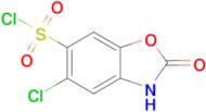 5-Chloro-2-oxo-2,3-dihydro-1,3-benzoxazole-6-sulfonyl chloride