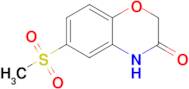 6-Methanesulfonyl-3,4-dihydro-2h-1,4-benzoxazin-3-one