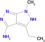 4-ethyl-6-methyl-5H,6H-pyrazolo[3,4-c][1,2]diazol-3-amine