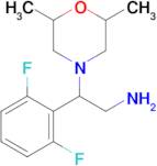 2-(2,6-Difluorophenyl)-2-(2,6-dimethylmorpholin-4-yl)ethan-1-amine