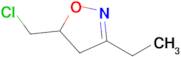 5-(Chloromethyl)-3-ethyl-4,5-dihydro-1,2-oxazole