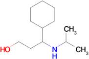 3-Cyclohexyl-3-[(propan-2-yl)amino]propan-1-ol