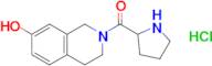 2-(Pyrrolidine-2-carbonyl)-1,2,3,4-tetrahydroisoquinolin-7-ol hydrochloride