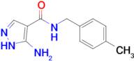 5-Amino-N-[(4-methylphenyl)methyl]-1h-pyrazole-4-carboxamide