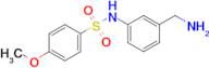 n-[3-(aminomethyl)phenyl]-4-methoxybenzene-1-sulfonamide