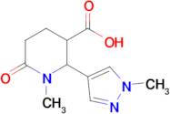 1-Methyl-2-(1-methyl-1h-pyrazol-4-yl)-6-oxopiperidine-3-carboxylic acid