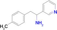 2-(4-Methylphenyl)-1-(pyridin-3-yl)ethan-1-amine