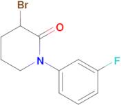 3-Bromo-1-(3-fluorophenyl)piperidin-2-one