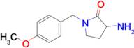 3-Amino-1-[(4-methoxyphenyl)methyl]pyrrolidin-2-one