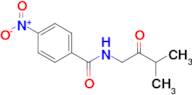 n-(3-Methyl-2-oxobutyl)-4-nitrobenzamide