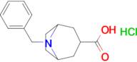 8-Benzyl-8-azabicyclo[3.2.1]octane-3-carboxylic acid hydrochloride