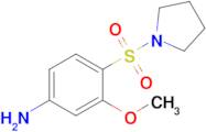 3-Methoxy-4-(pyrrolidine-1-sulfonyl)aniline