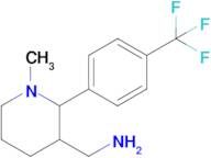 {1-methyl-2-[4-(trifluoromethyl)phenyl]piperidin-3-yl}methanamine