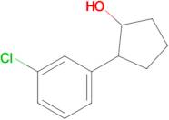 2-(3-Chlorophenyl)cyclopentan-1-ol