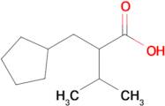 2-(Cyclopentylmethyl)-3-methylbutanoic acid