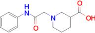 1-[(phenylcarbamoyl)methyl]piperidine-3-carboxylic acid