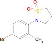 2-(4-Bromo-2-methylphenyl)-1,2-thiazolidine-1,1-dione