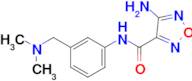 4-Amino-N-{3-[(dimethylamino)methyl]phenyl}-1,2,5-oxadiazole-3-carboxamide