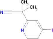 2-(4-Iodopyridin-2-yl)-2-methylpropanenitrile