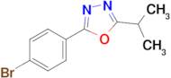 2-(4-Bromophenyl)-5-(propan-2-yl)-1,3,4-oxadiazole