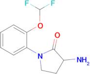 3-Amino-1-[2-(difluoromethoxy)phenyl]pyrrolidin-2-one