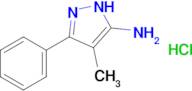 4-Methyl-3-phenyl-1h-pyrazol-5-amine hydrochloride