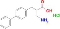 3-Amino-2-[(4-phenylphenyl)methyl]propanoic acid hydrochloride