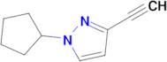 1-Cyclopentyl-3-ethynyl-1h-pyrazole